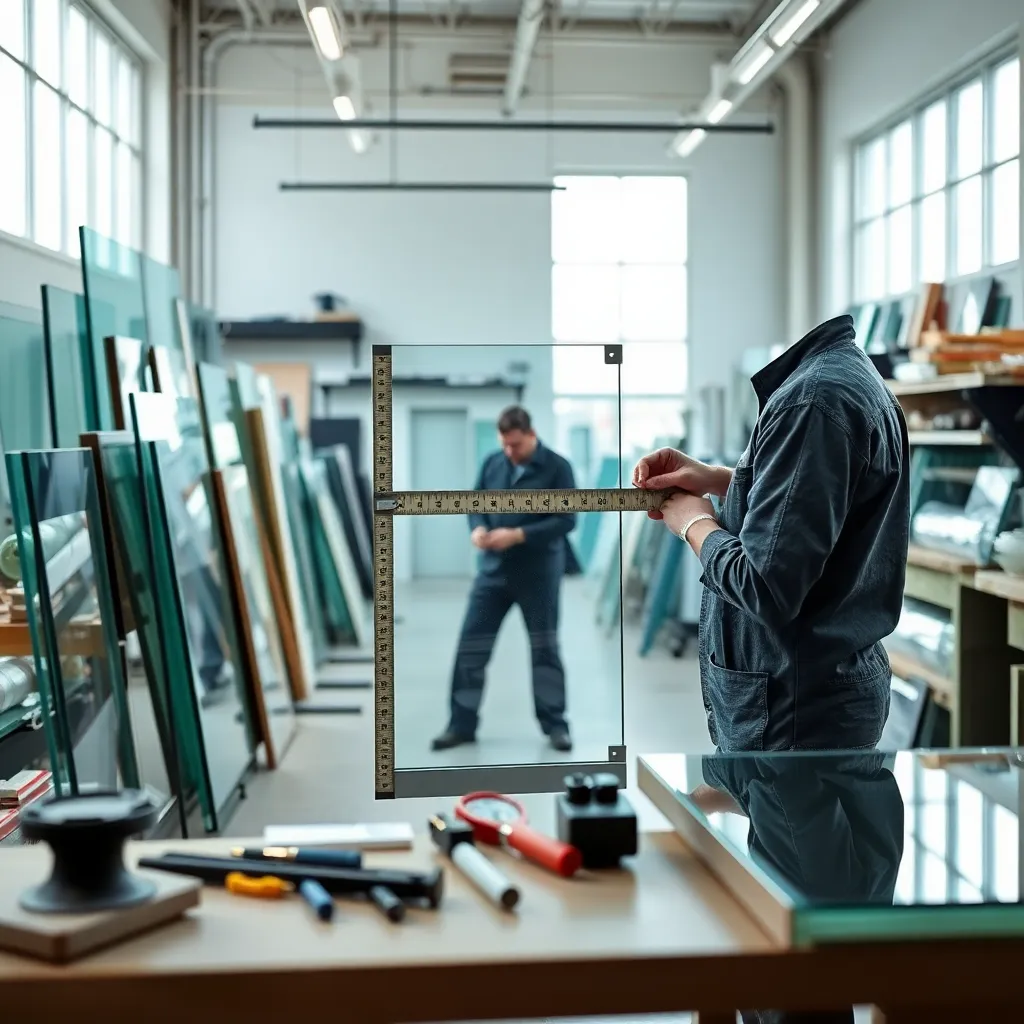 Étapes de commande de vitrage sur mesure