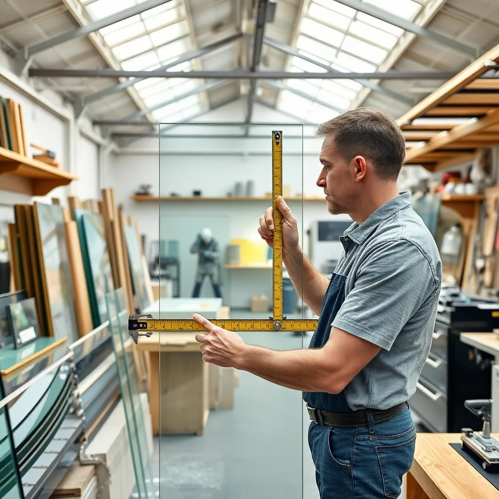 Atelier de fabrication de vitrages